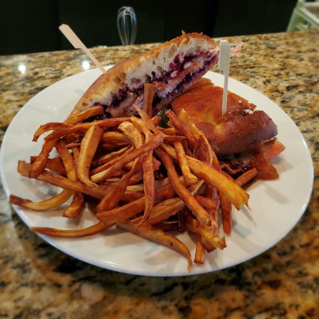 Smoky Turkey Focaccia Sandwich.