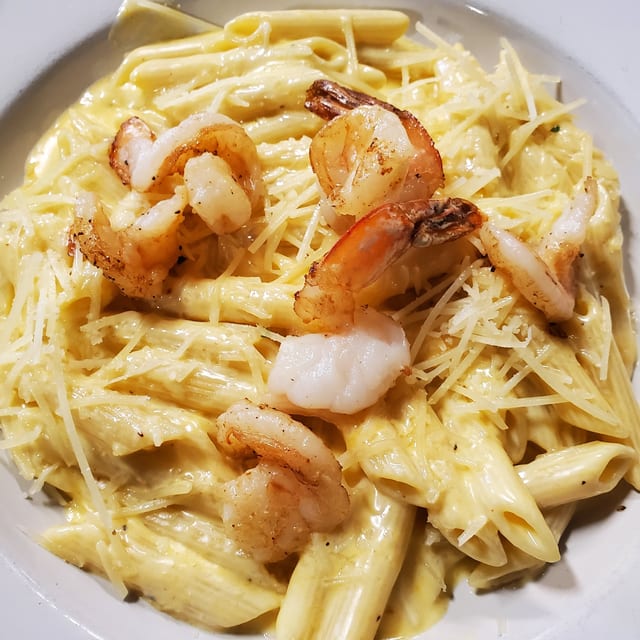 Shrimp Mac - N - Cheese.