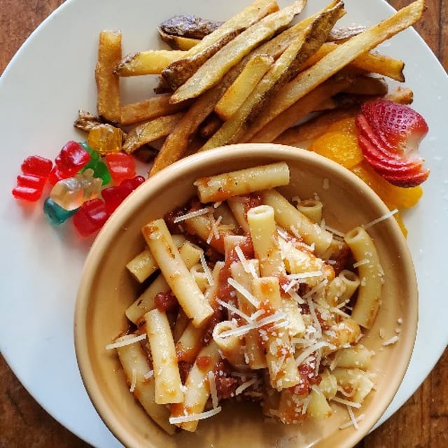 Kids Penne and Marinara.