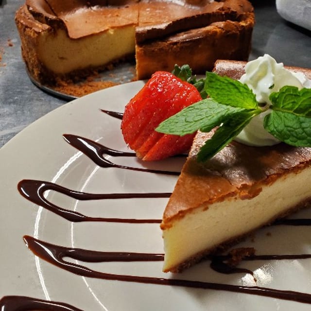 N.Y. Style Cheesecake.